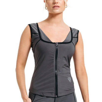 RDX W2 Women's Sweat Vest With Zip