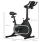 SPORTNOW Indoor Exercise Bike With Silent Flywheel & LCD Display