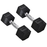 HOMCOM HEX Dumbbells 4KG Pair