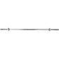 A steel chrome plated barbell bar used for weight lifting and weight trainnig