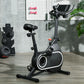 SPORTNOW Indoor Exercise Bike With Silent Flywheel & LCD Display