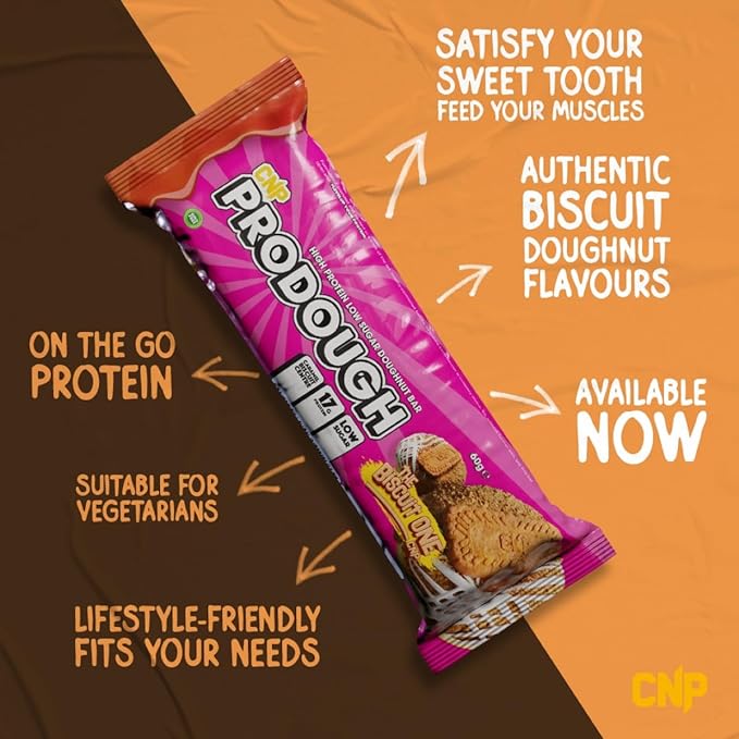 cnp Prodough Doughnut Bars 12 X 60g