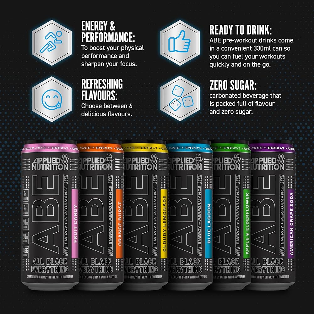 ABE Energy & Performance Cans 12 x 330ml