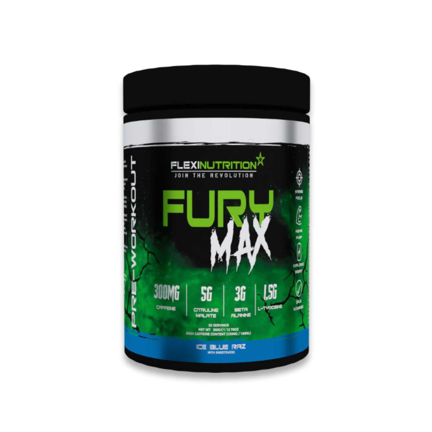 Flexnutrition fury max pre workout 360g