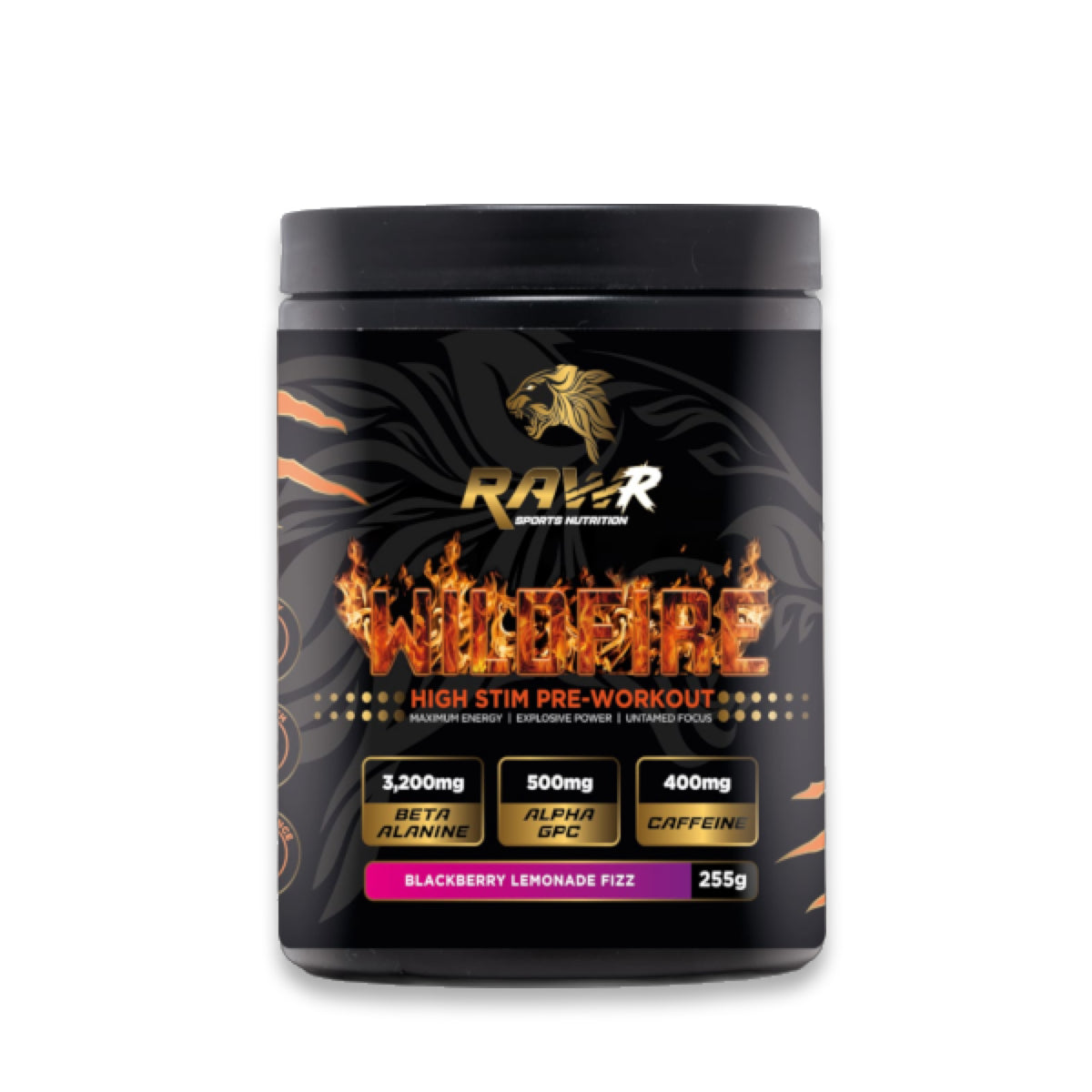 Wild Fire – High Stim Pre workout 255g