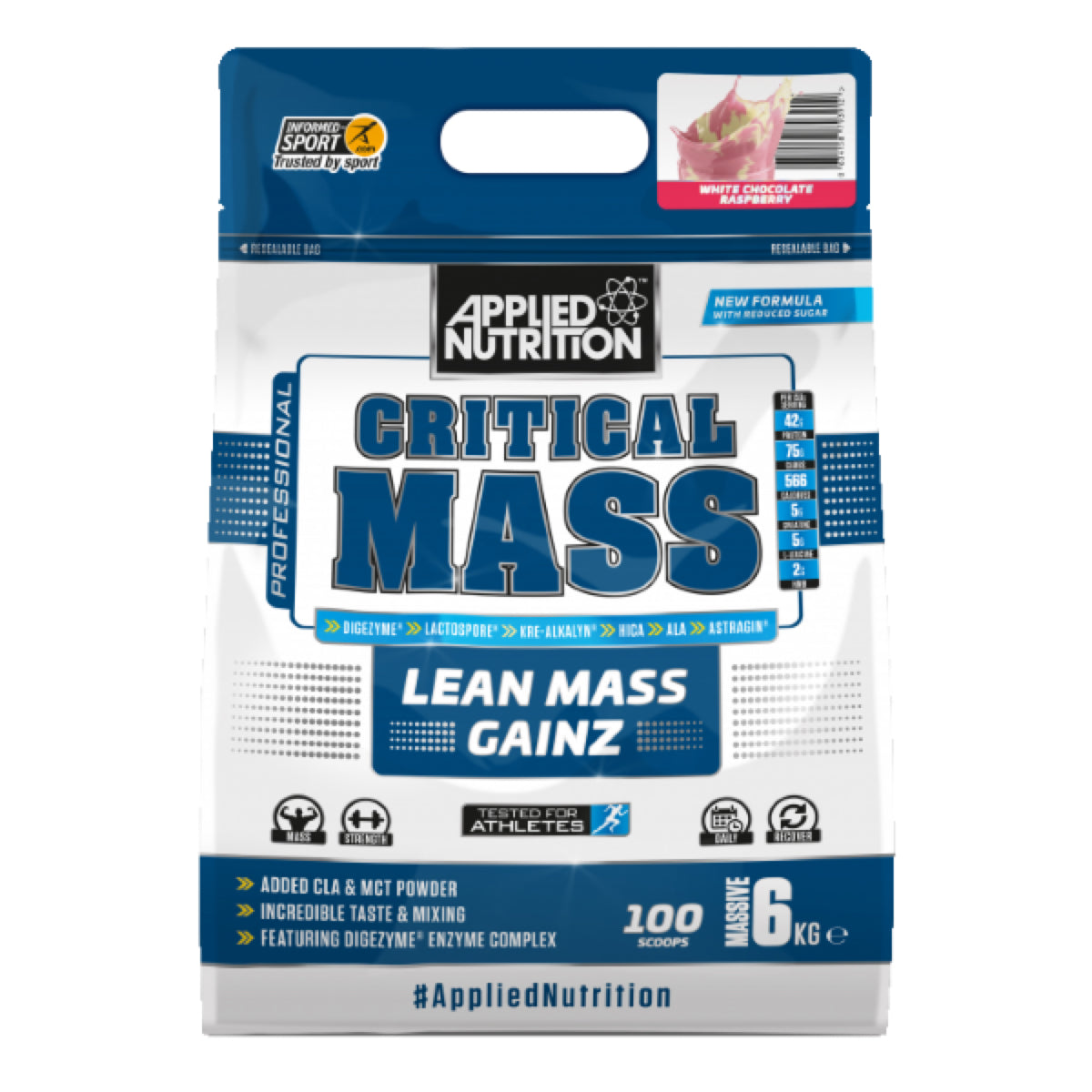 APPLIED NUTRITION Critical Mass - Lean Mass Gainz 6KG