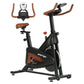 SPORTNOW Indoor Exercise Bike, Adjustable seat, Tablet Holder, LCD Monitor