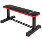 SPORTNOW Flat Weight Bench with Dumbbell Rack