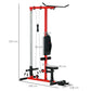 SPORTNOW Pull Up Station, Power Cage for Home Gym