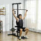 SPORTNOW Pull Up Station, Power Cage for Home Gym