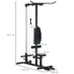 SPORTNOW Pull Up Station, Power Cage for Home Gym