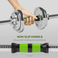 SPORTNOW 20kg Adjustable Weights Dumbbells Set, 2-in-1 Dumbbells and Barbell with Non-slip Handle