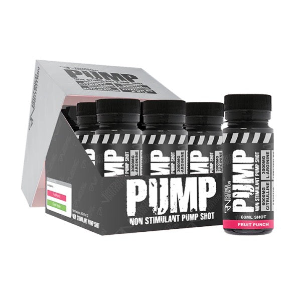 Refined Nutrition Non Stim Pump Shot Pre workout 12 x 60ml