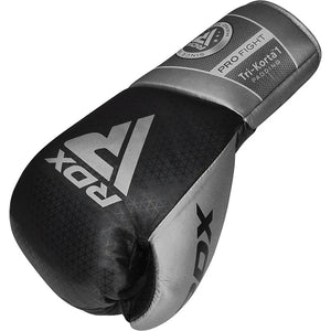 RDX K1 Mark Pro Fight Silver Boxing Gloves