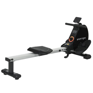 SPORTNOW Folding Rowing Machine, 16-Level Magnetic Rower Machine and LCD Monitor