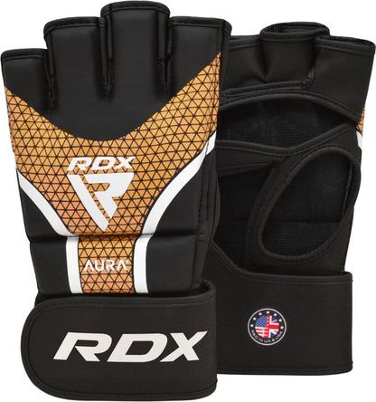 RDX T17 AURA MMA Grappling Training Gloves Gel Padded