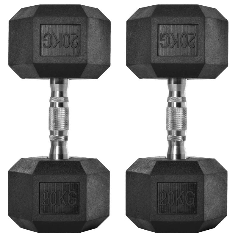 HEX Dumbbell 20kg Pair