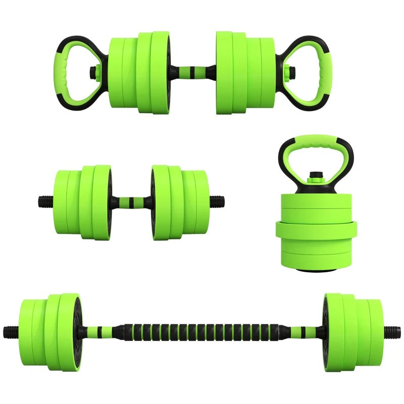 SPORTNOW 40kg Four-in-one Adjustable Weight Set, Barbell, Kettlebell