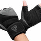 RDX L4 Open Finger Weightlifting Gym Gloves