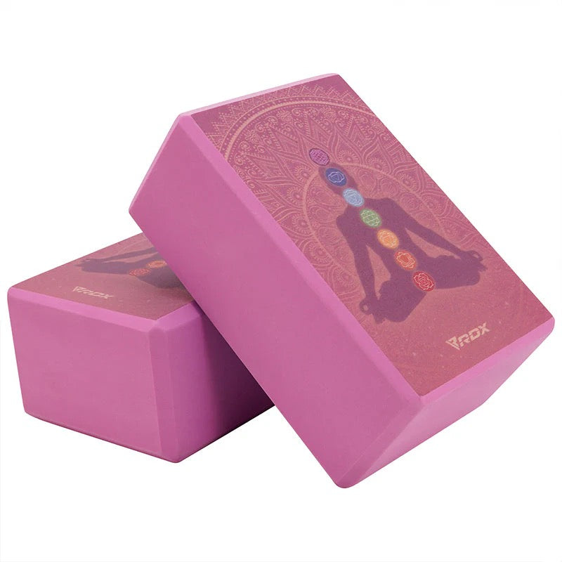 RDX D2 High Density EVA Foam Yoga Blocks Non-Slip Brick