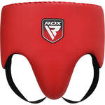 RDX APEX Abdo Groin Guard Red, Front.