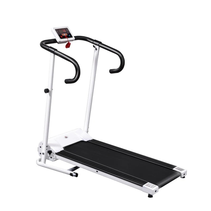 Electric Treadmill 1.25HP 10km/h Folding Running Machine White