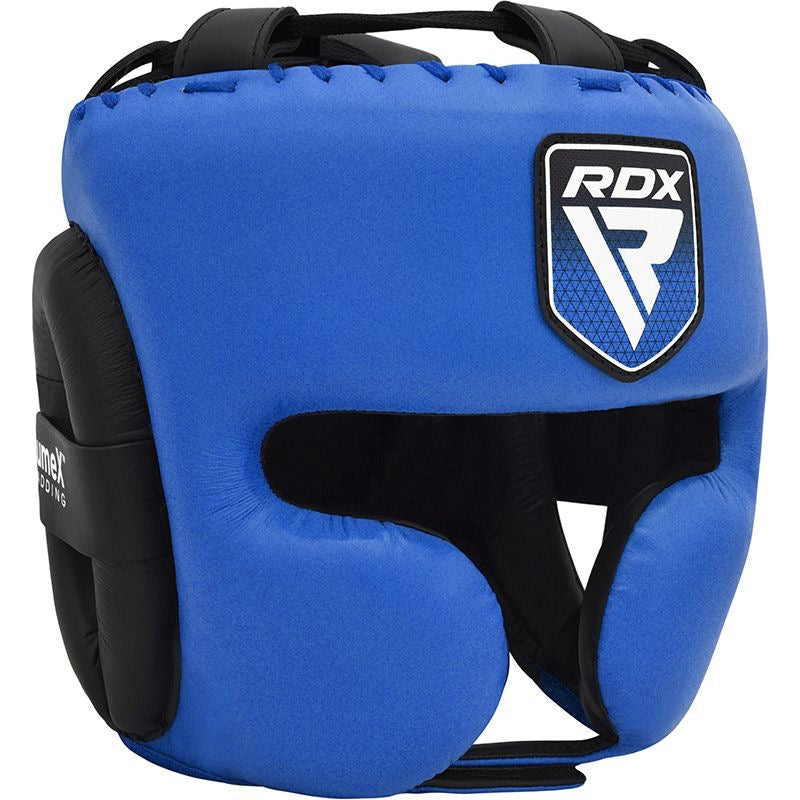 RDX Apex Boxing Head Gear With Cheek Protector, Blue.