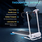 Electric Treadmill 1.25HP 10km/h Folding Running Machine White