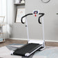 Electric Treadmill 1.25HP 10km/h Folding Running Machine White