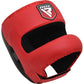 RDX Apex Boxing Head Gear with Nose Guard Red