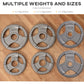 Cast Iron Olympic Weight Plates Set of 6, 2 x 2.5kg, 2 x 5kg, 2 x 10kg