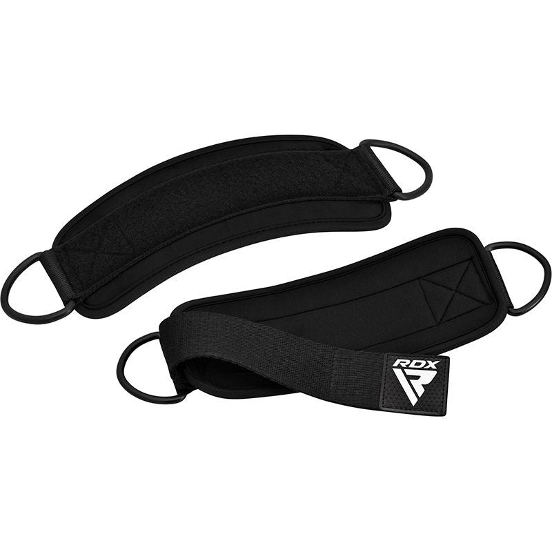 RDX A4 Ankle Straps For Gym Cable Machine-Black-Single