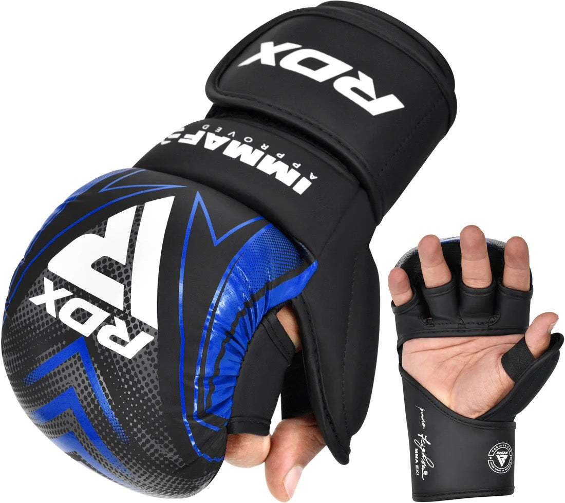 RDX IMMAF Approved Shooter Grappling Gloves