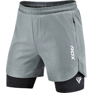 T16 2-in-1 Compression MMA Shorts