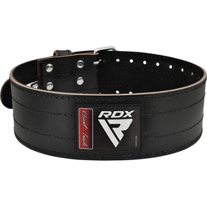 RDX D1 4 Powerlifting Leather Gym Belt