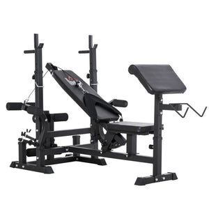 Multi-Exercise Full-Body Weight Rack