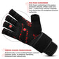 RDX L7 Leather Fitness Gloves With Straps