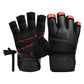 RDX L7 Leather Fitness Gloves With Straps