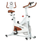 SPORTNOW Indoor Exercise Bike, Adjustable seat, Tablet Holder, LCD Monitor