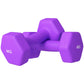 SPORTNOW 2 x 3kg, 4kg or 5kg Hexagonal Dumbbells Pair