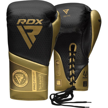 RDX K1 Mark Pro Fight Gold Boxing Gloves