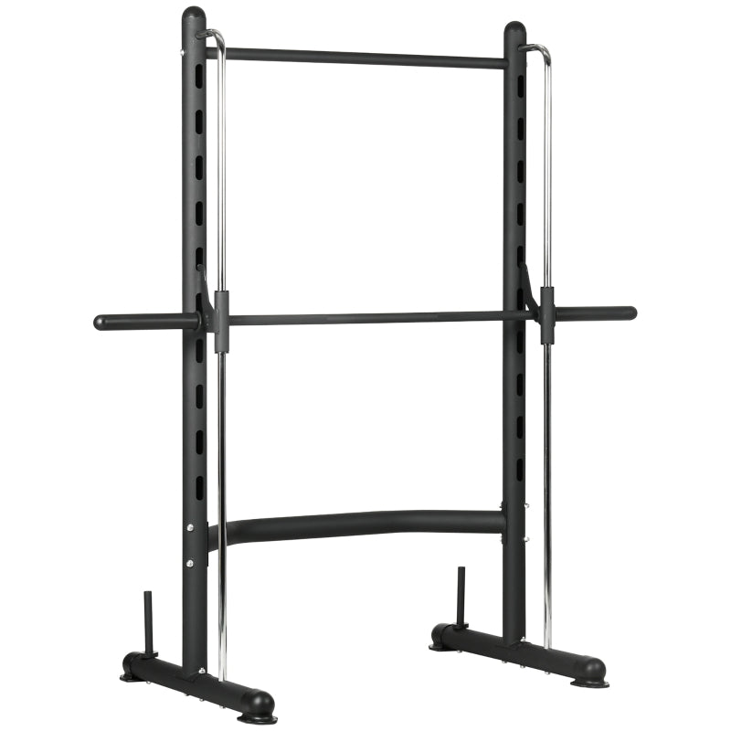 Squat Rack with Pull-Up Bar, Adjustable Weight Rack