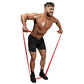 A man shown using the RDX B1 TPE Resistance Training Bands