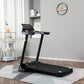 HOMCOM Folding Treadmill, Motorised Running Machine LCD Display 500W 1-12 KPH