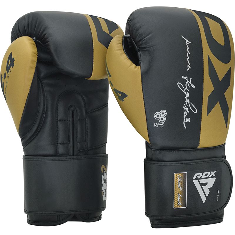 RDX F4 Boxing Gloves Golden/Black