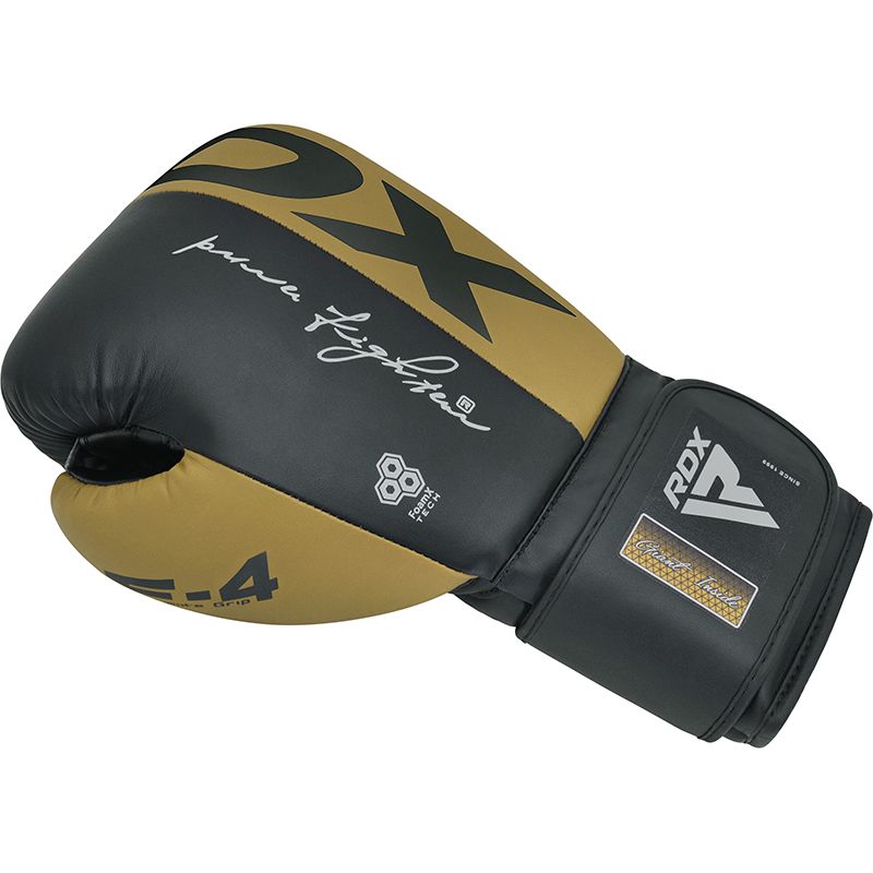 RDX F4 Boxing Gloves Golden/Black