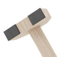 SPORTNOW Wooden Parallettes Bars Push up Handles with Non-Slip Base