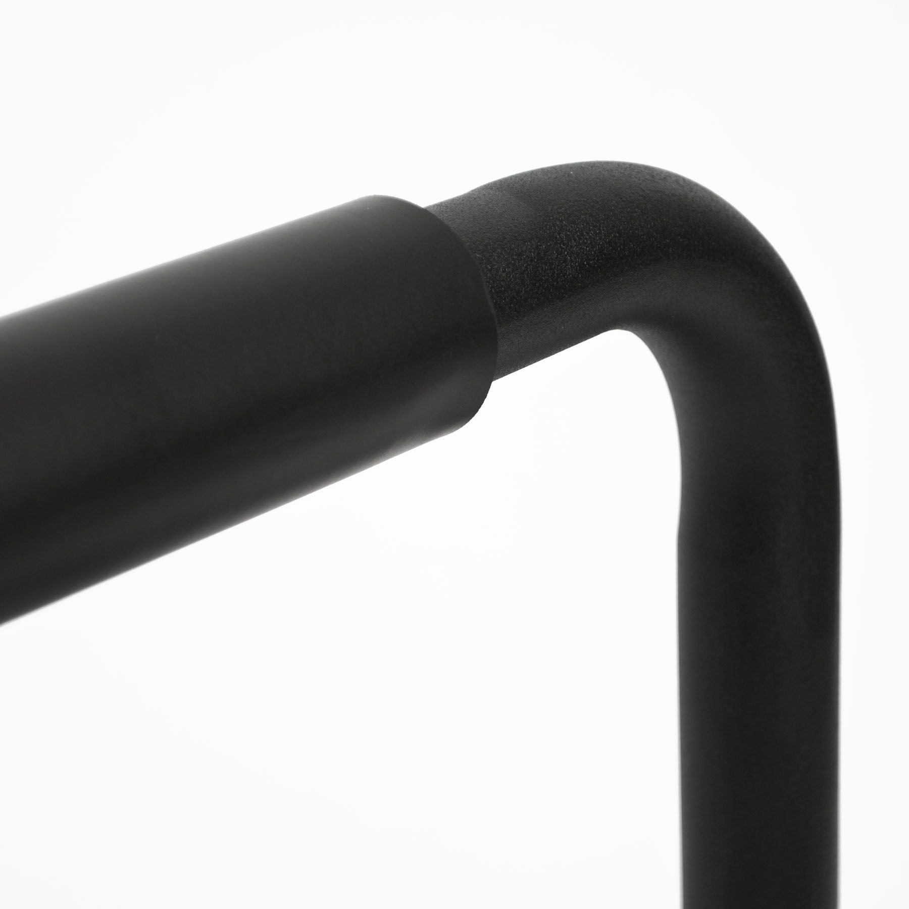 a pair of black Komodo Sports 30cm Parallel Dip Bars