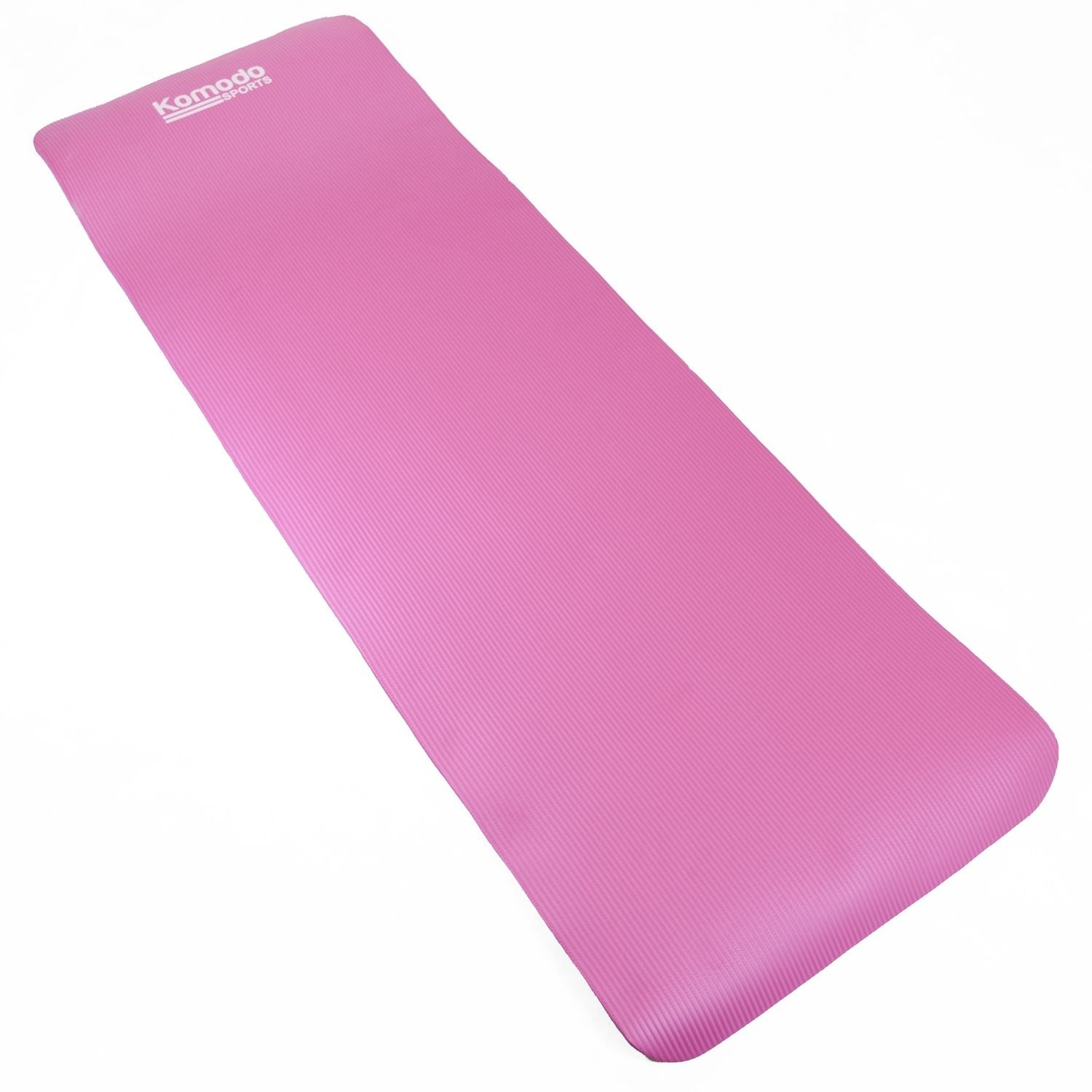 A pink Komodo Sport 15mm Yoga Gym Mat