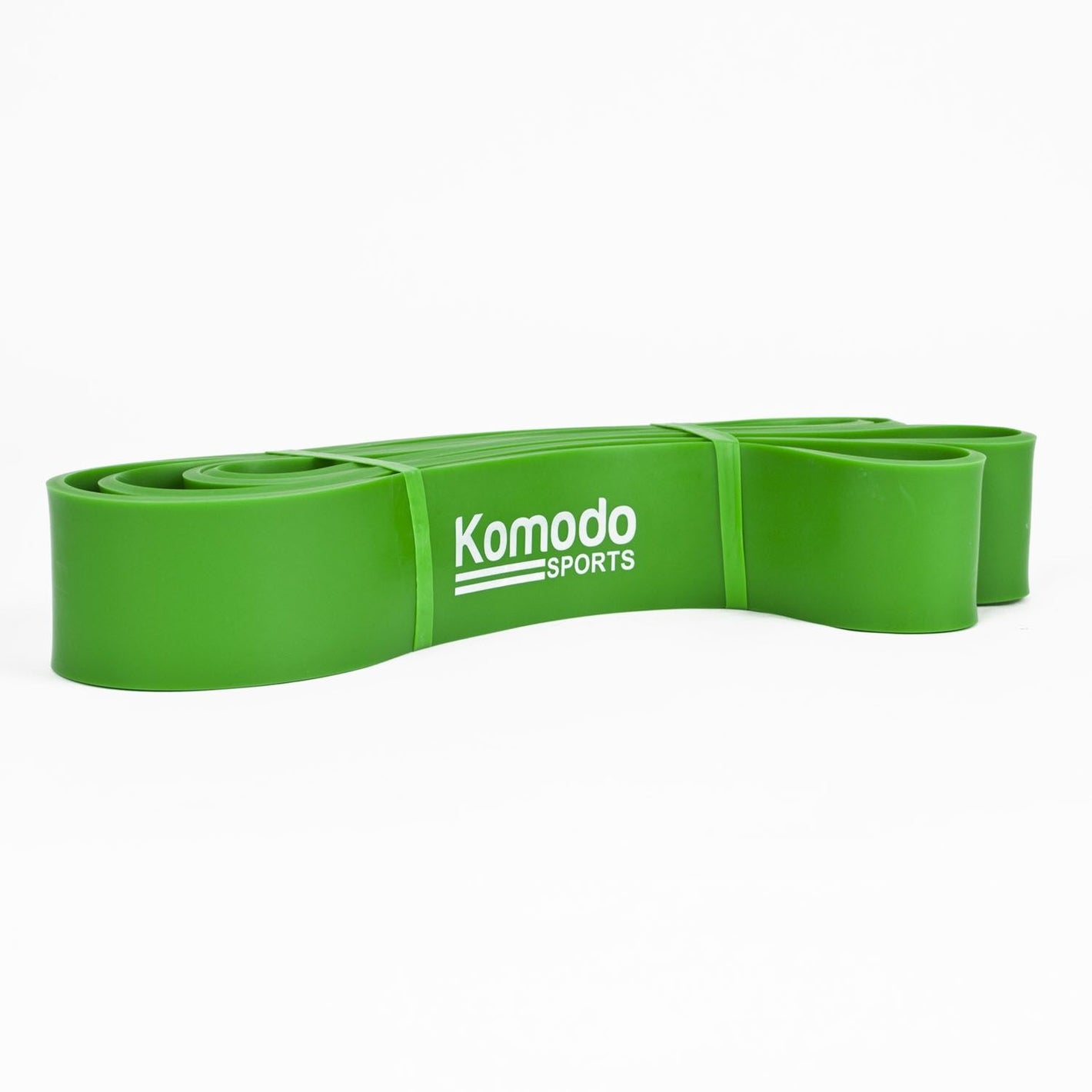 Komodo Sport Green Resistance Band - 45mm used for adding resistance to body movement